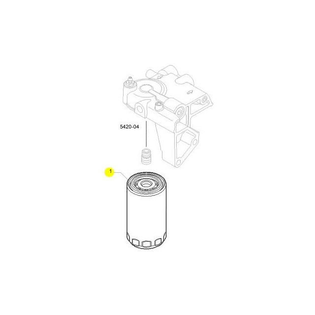 Filtro Diesel Stralis 360 5801481083 Iveco