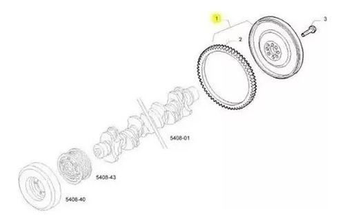 Volante Completo Motor Original Iveco Nov...
