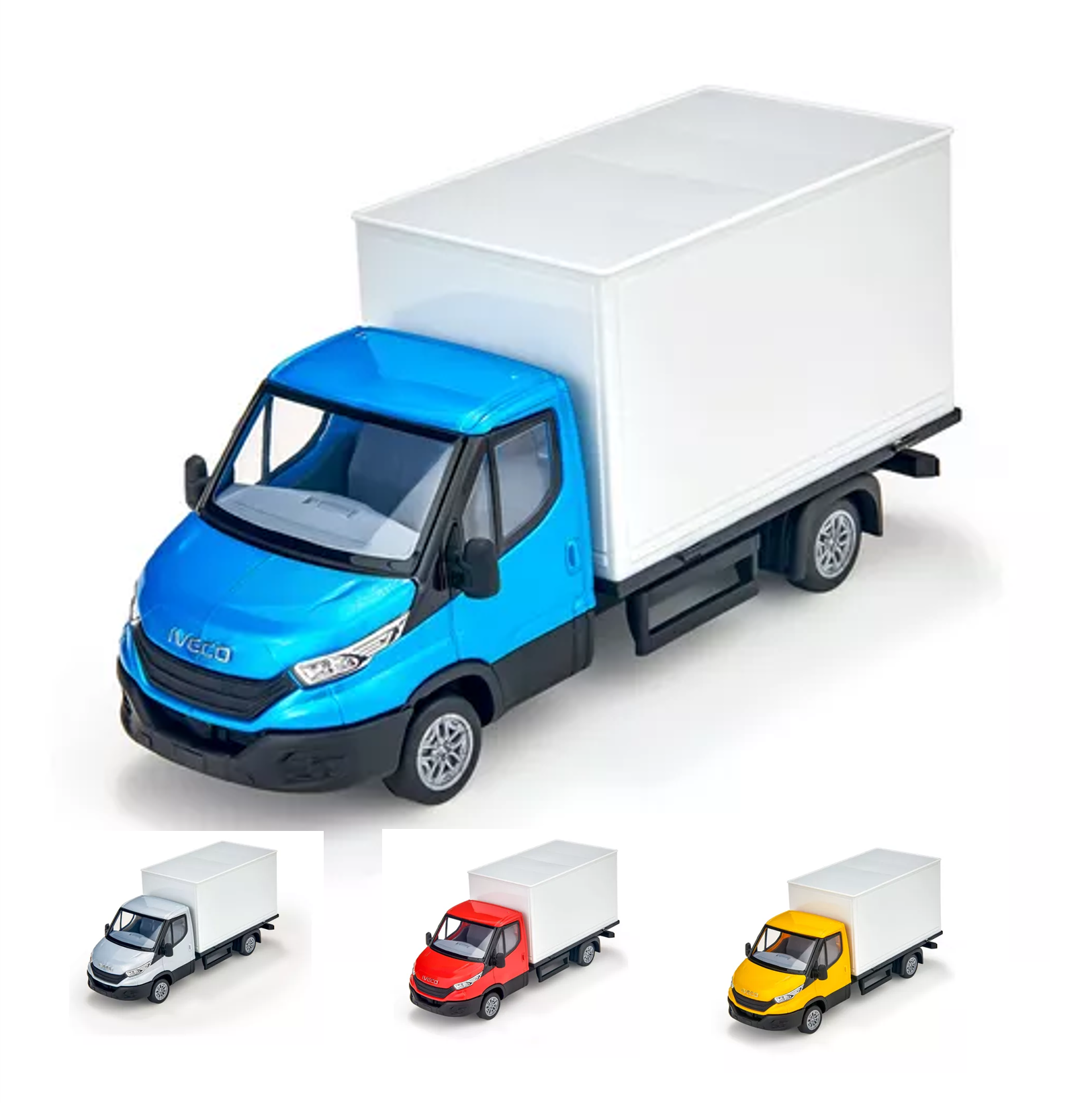 Miniatura Iveco Daily 130 Carroceria Bau