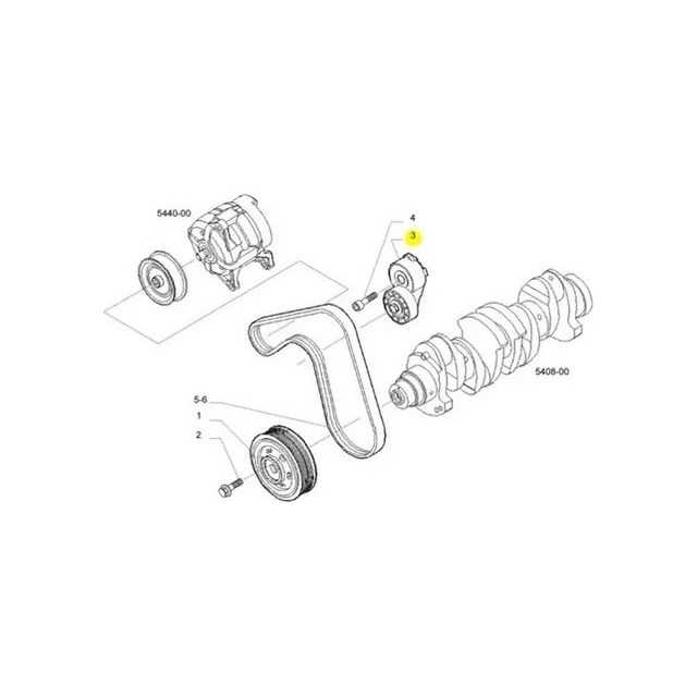 Tensor da Correia do Alternador Daily Iv ...