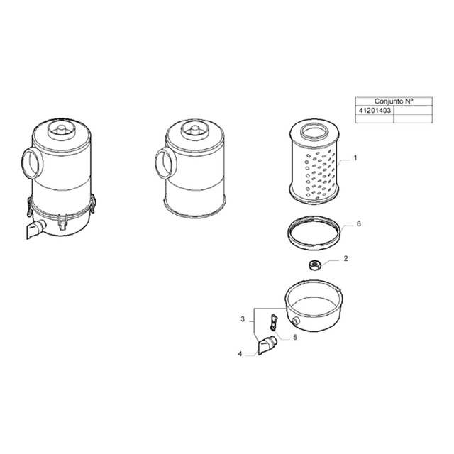 Filtro de Ar Trakker 500058431 Iveco