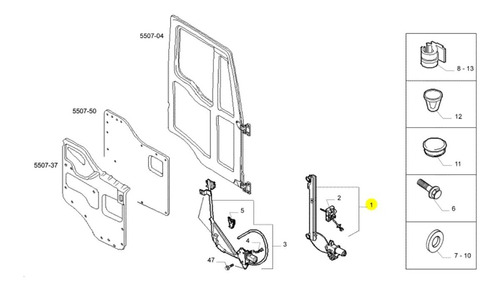 Maquina Vidro Elétrica Esquerda Stralis O...