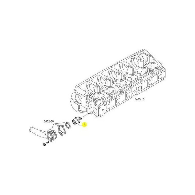 Termostato do Motor 504096443 Iveco