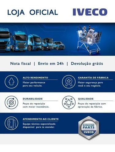 Tambor Freio Dianteiro Original Iveco Ôni...