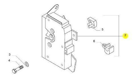 Fechadura Completa Da Porta Direita Tecto...