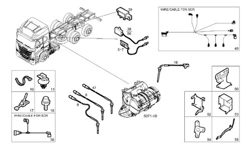 Sensor Temperatura Gás Original Iveco S-w...