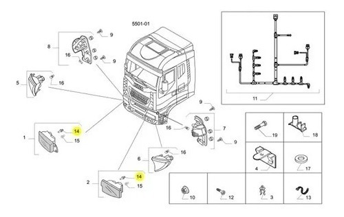  Lampada Pingo 24v 10w Original Iveco Nex...