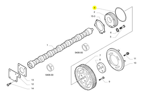Anel Vedação Distribuição 129,8mm 3,53mm ...
