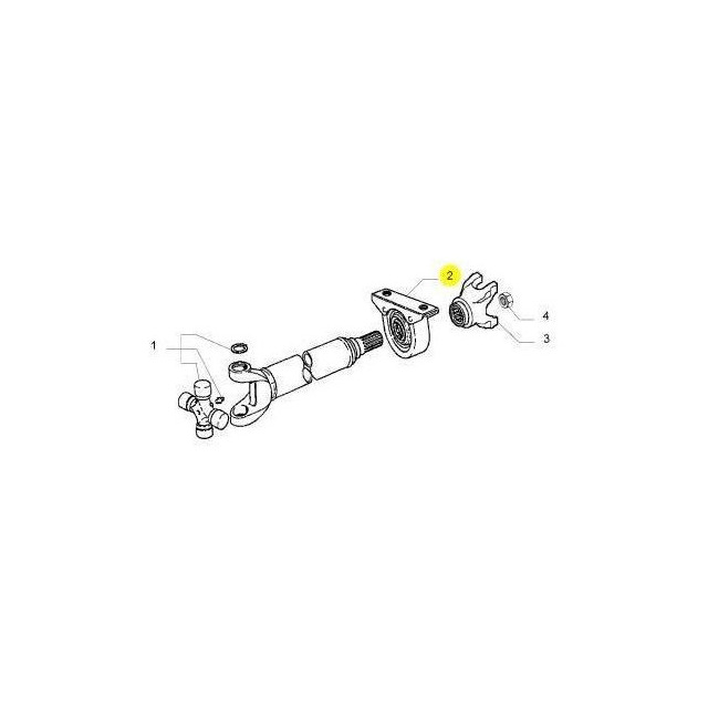Rolamento do Cardan Daily 503356431 Iveco