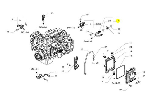 Sensor Tampa Traseira Motor Original Ivec...